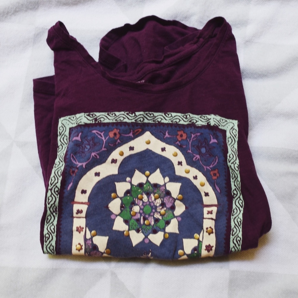 Lucky Brand Motif T-shirt